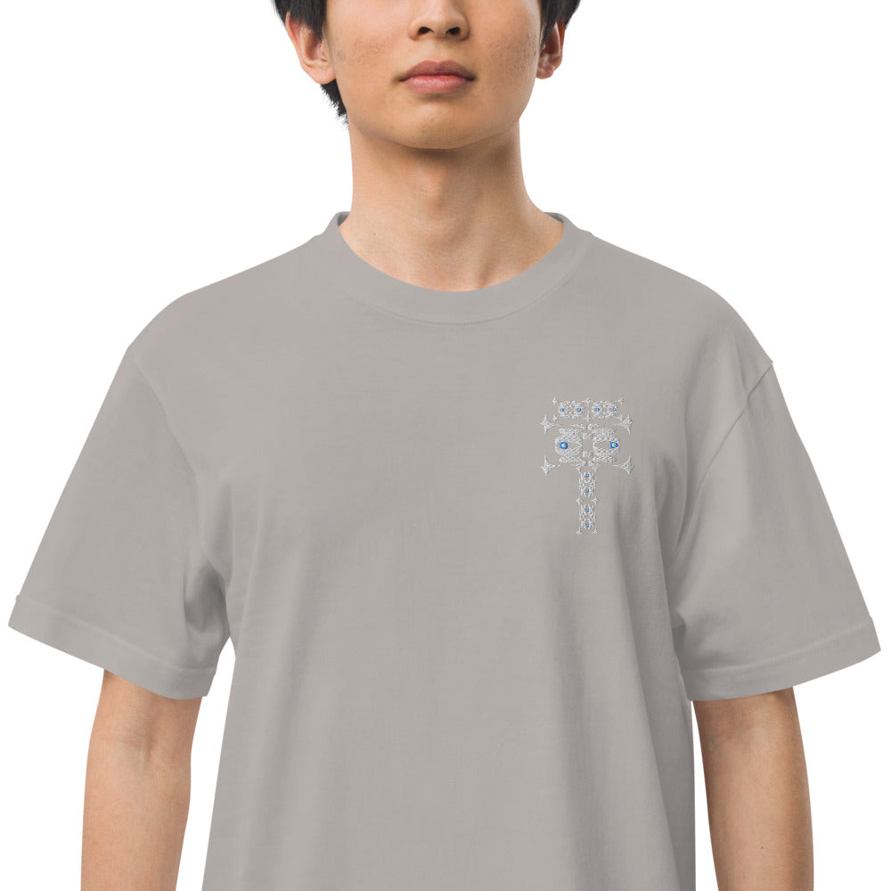 ハイクオリティーTシャツ・イジドール刺繍ワンポイント【CA001- THCU002】