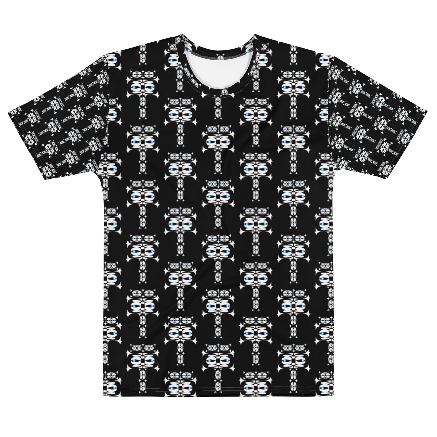 メンズTシャツ・イジドール模様黒【CA001- TCNM002】