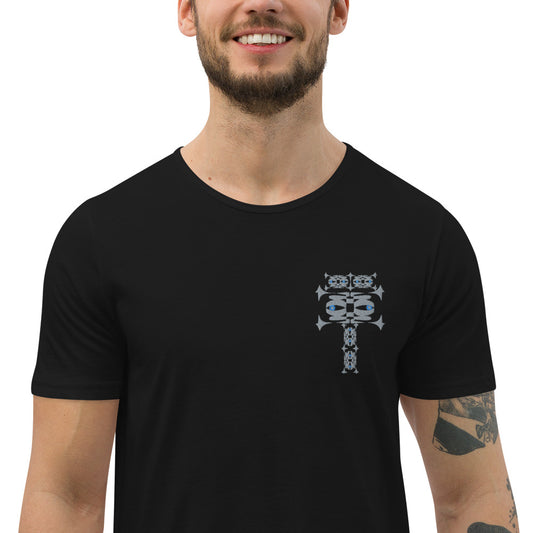 メンズ ラウンドカットTシャツ