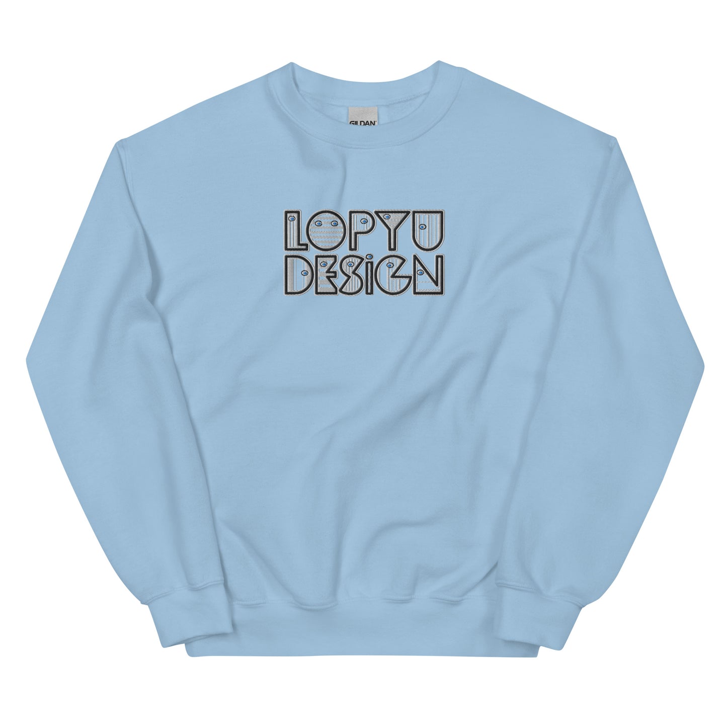 ユニセックス クルーネック スウェット ・lopyudesignロゴ刺繍【LD002-UCS002】