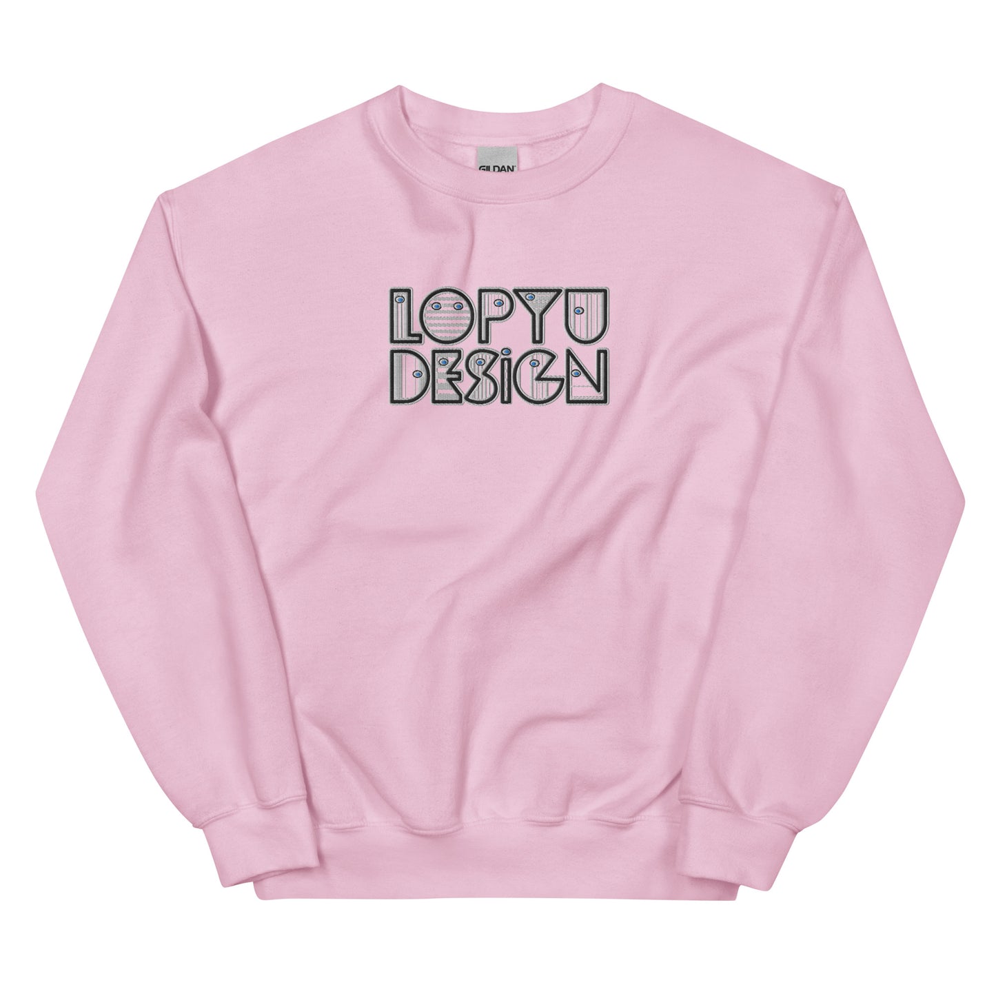 ユニセックス クルーネック スウェット ・lopyudesignロゴ刺繍【LD002-UCS002】