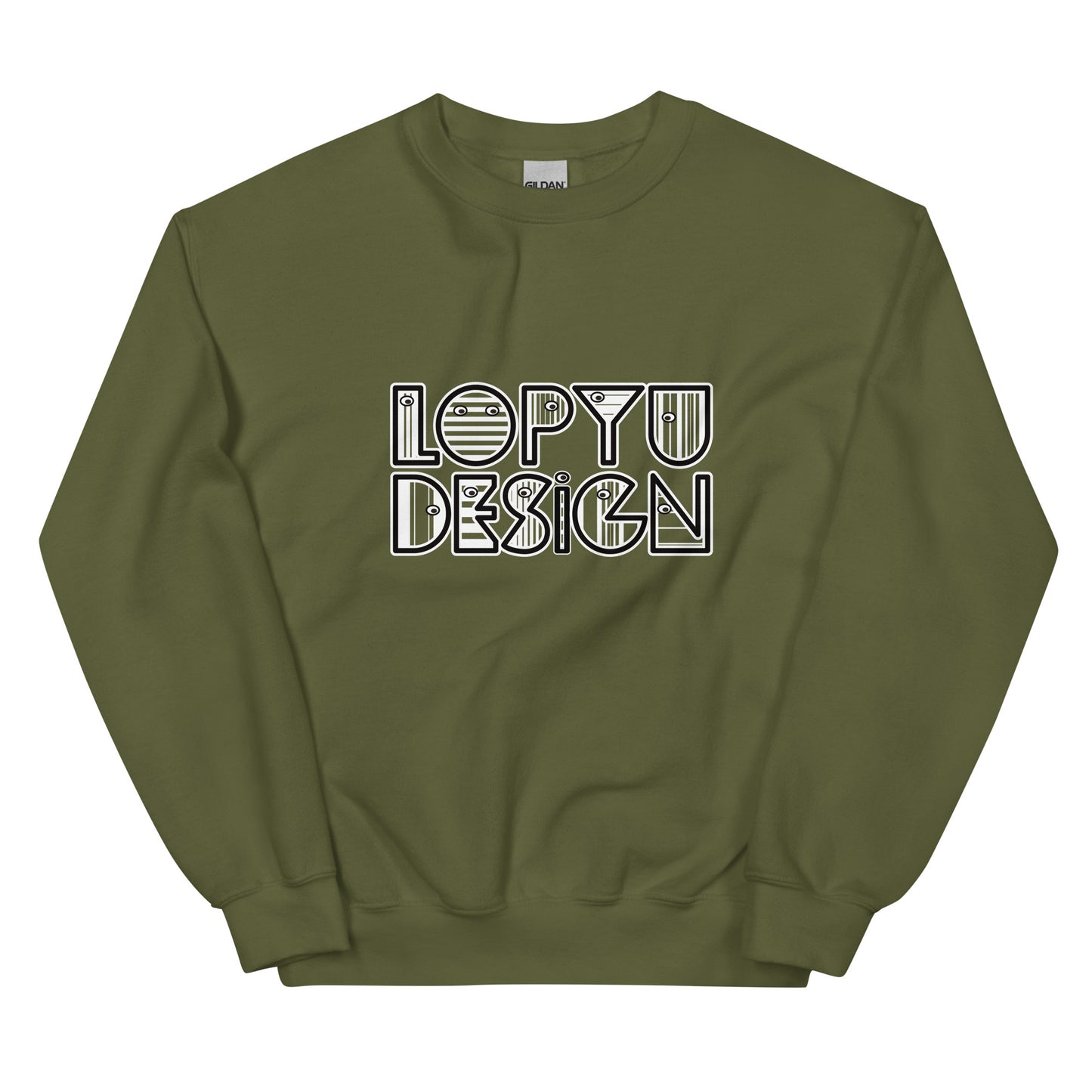 ユニセックス クルーネック スウェット ・lopyudesignロゴ【LD002-UCS003】