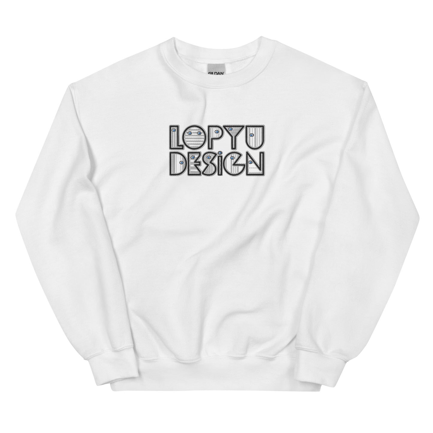 ユニセックス クルーネック スウェット ・lopyudesignロゴ刺繍【LD002-UCS002】