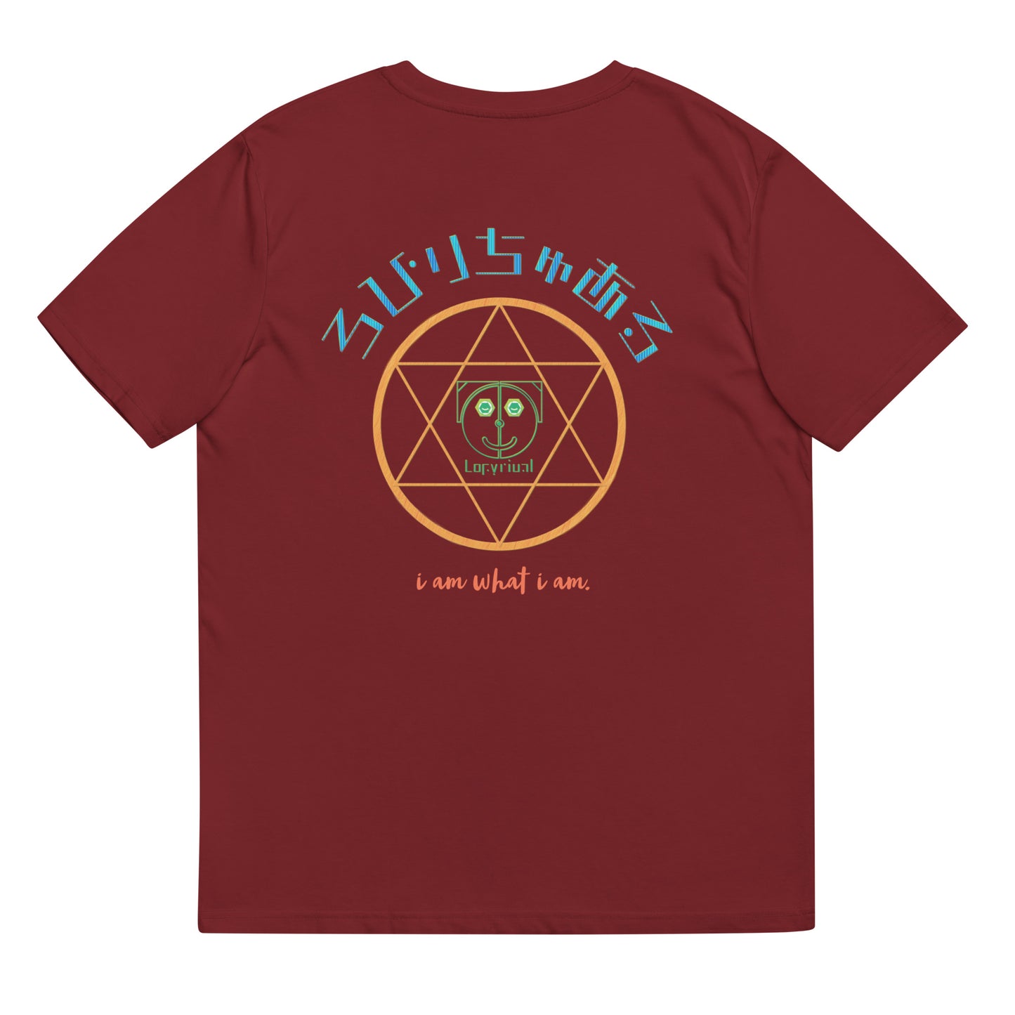ユニセックス オーガニックコットン製Tシャツ・ONE COLOR JUST REFLECTS ANAOTHER/ろぴりちゅある【LD020- TOCU016】