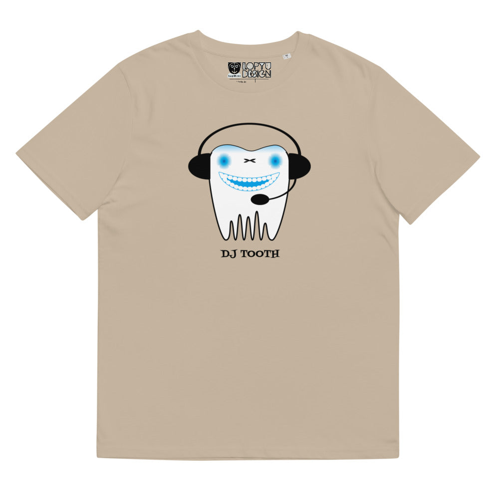 ユニセックス オーガニックコットン製Tシャツ・DJ トゥース【CA034- TOCU005】