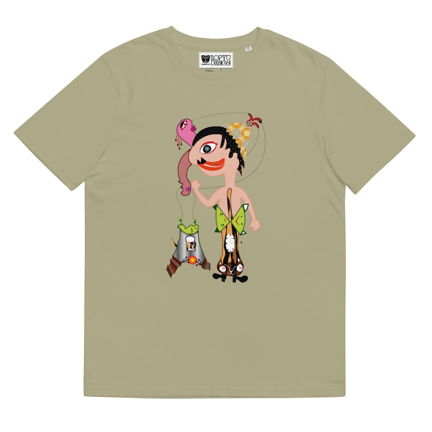ユニセックス オーガニックコットン製Tシャツ・はなたらし【LD011- TOCU012】