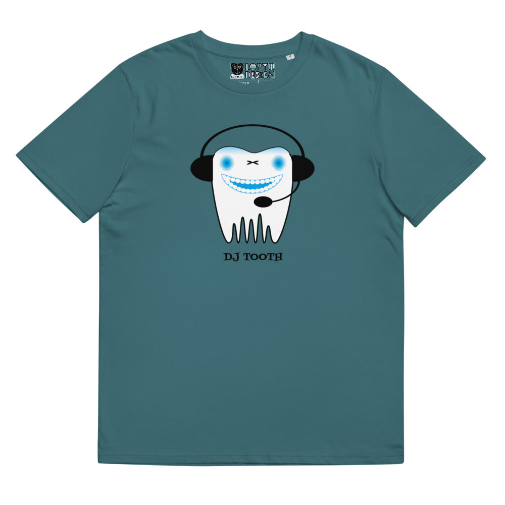 ユニセックス オーガニックコットン製Tシャツ・DJ トゥース【CA034- TOCU005】