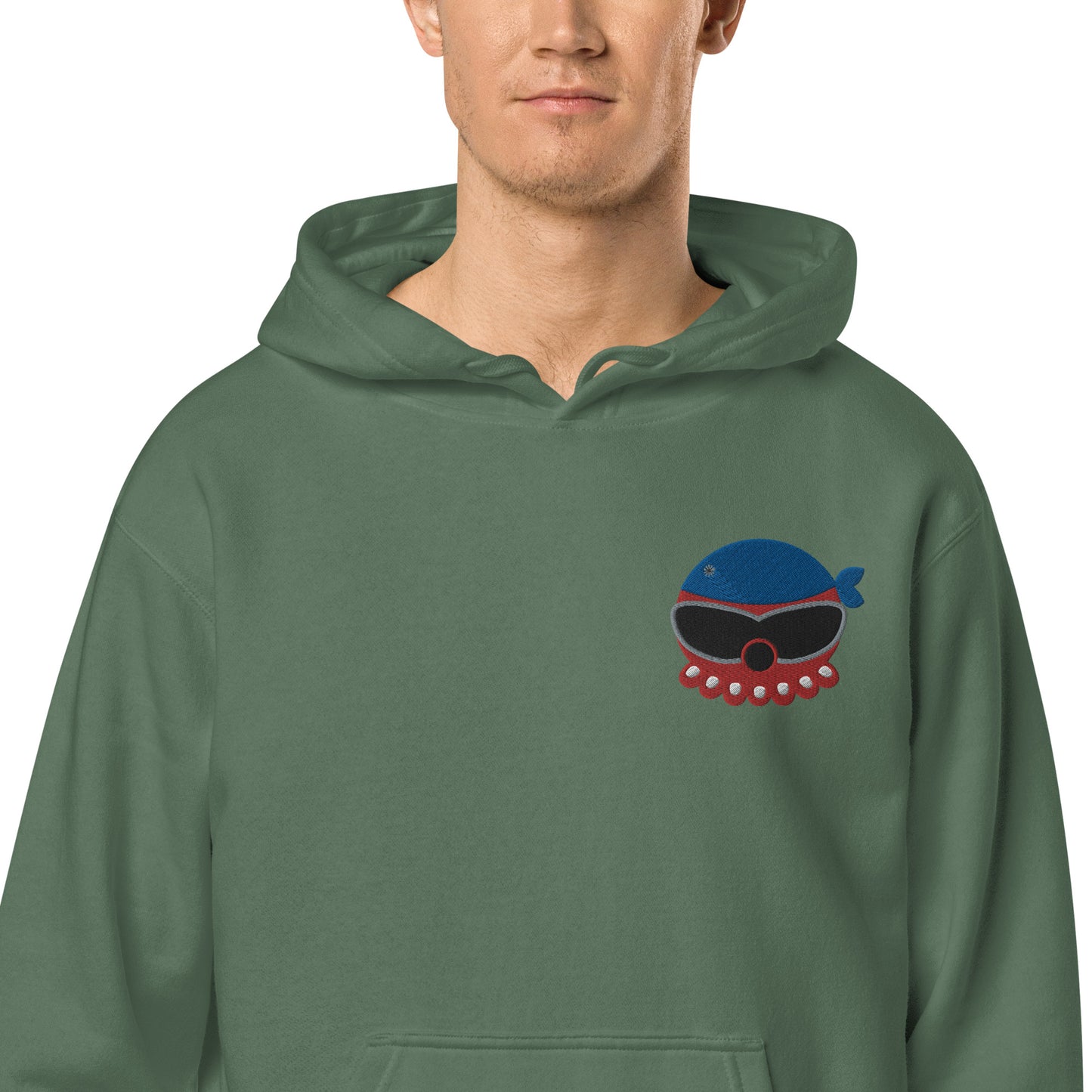 ユニセックス 顔料染め パーカー