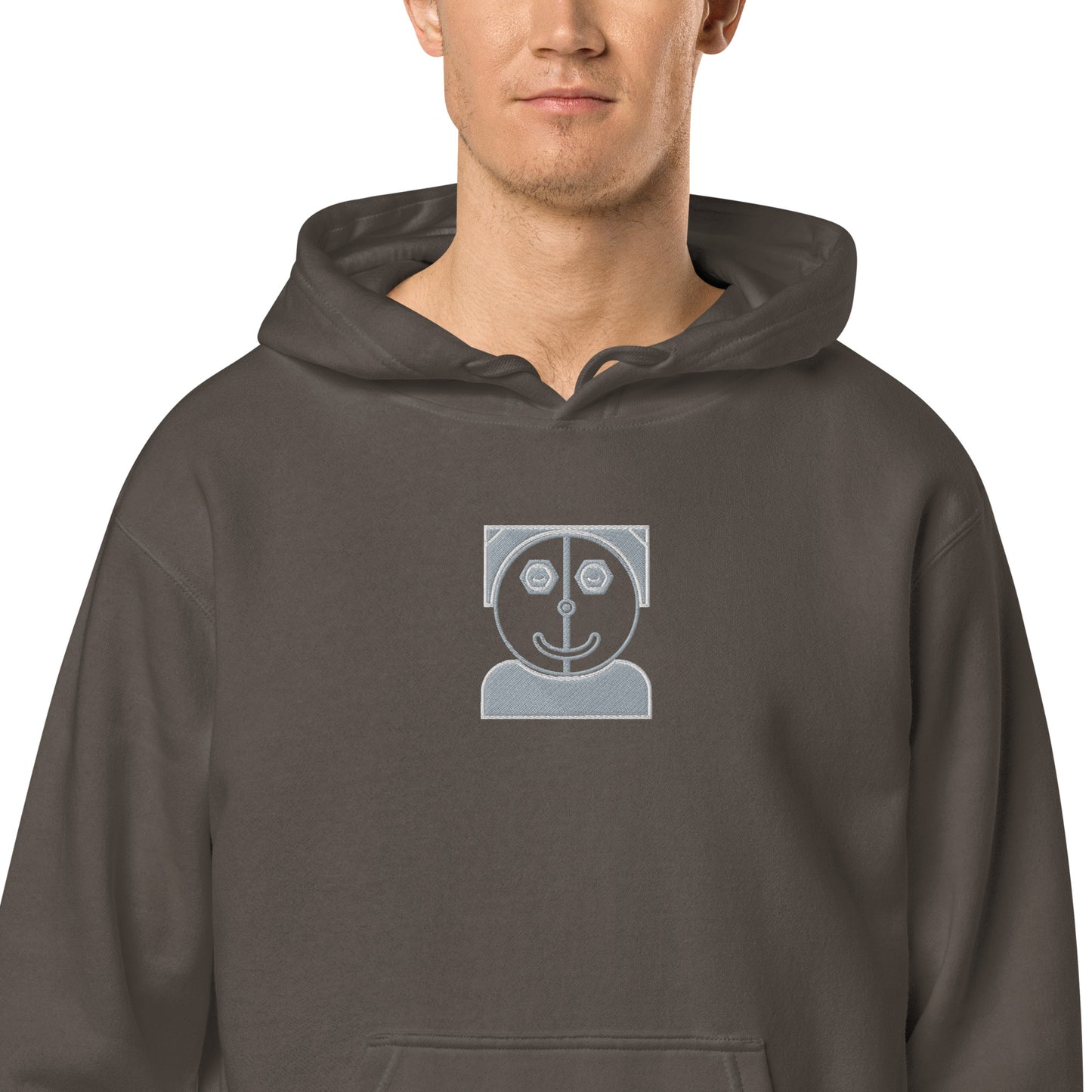 ユニセックス 顔料染め パーカー