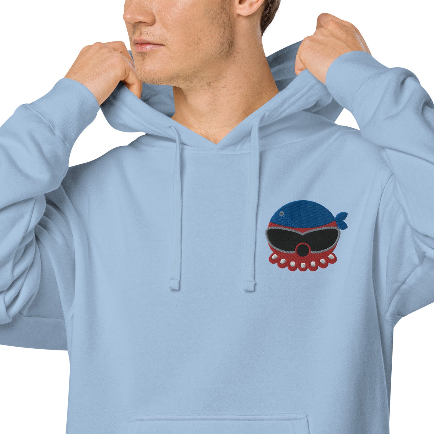 ユニセックス 顔料染め パーカー