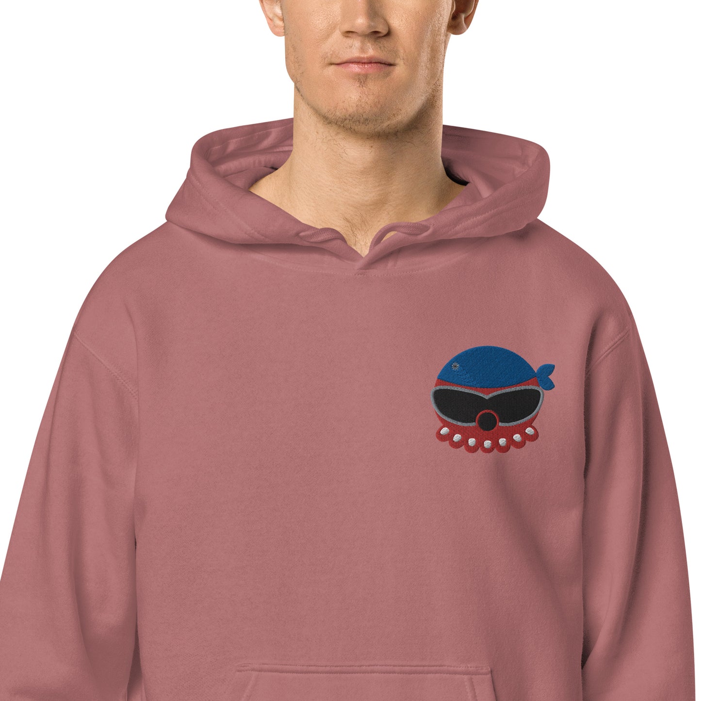 ユニセックス 顔料染め パーカー