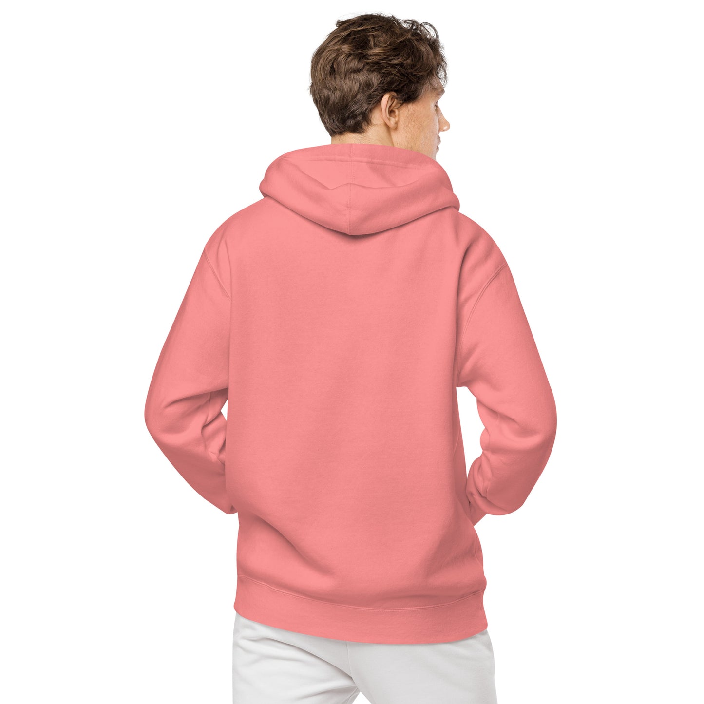 ユニセックス 顔料染め パーカー・lopyudesignロゴ【LD002-SSU002】