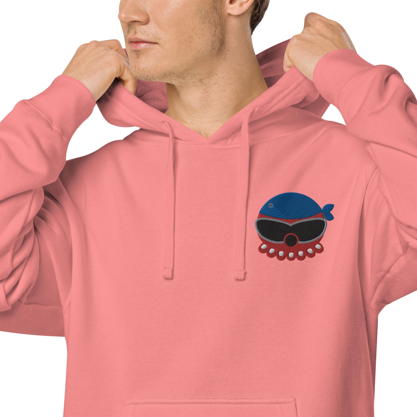 ユニセックス 顔料染め パーカー