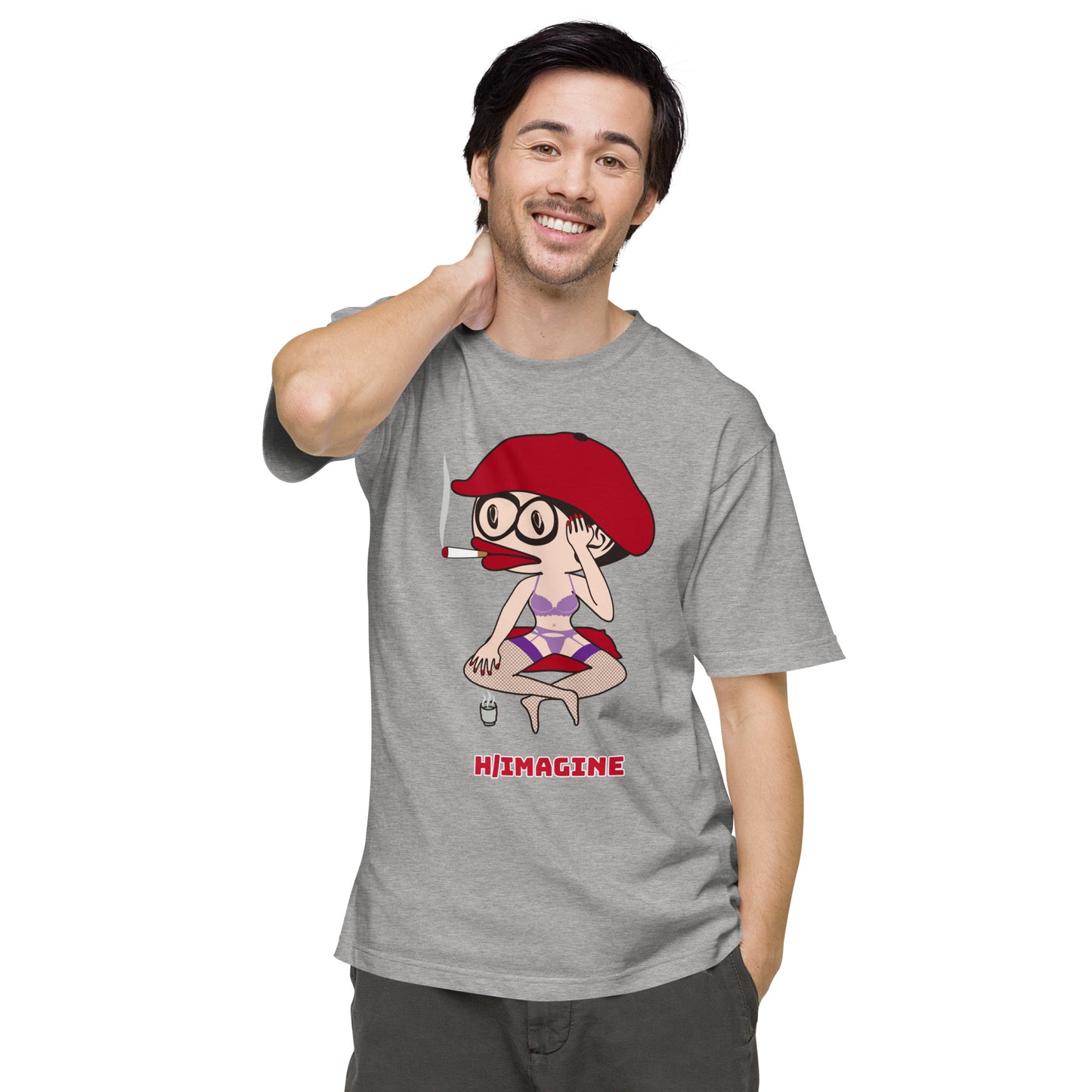 ユニセックス ヘビーウェイト 半袖Tシャツ・アネゴッティ【CA030- THWU013】