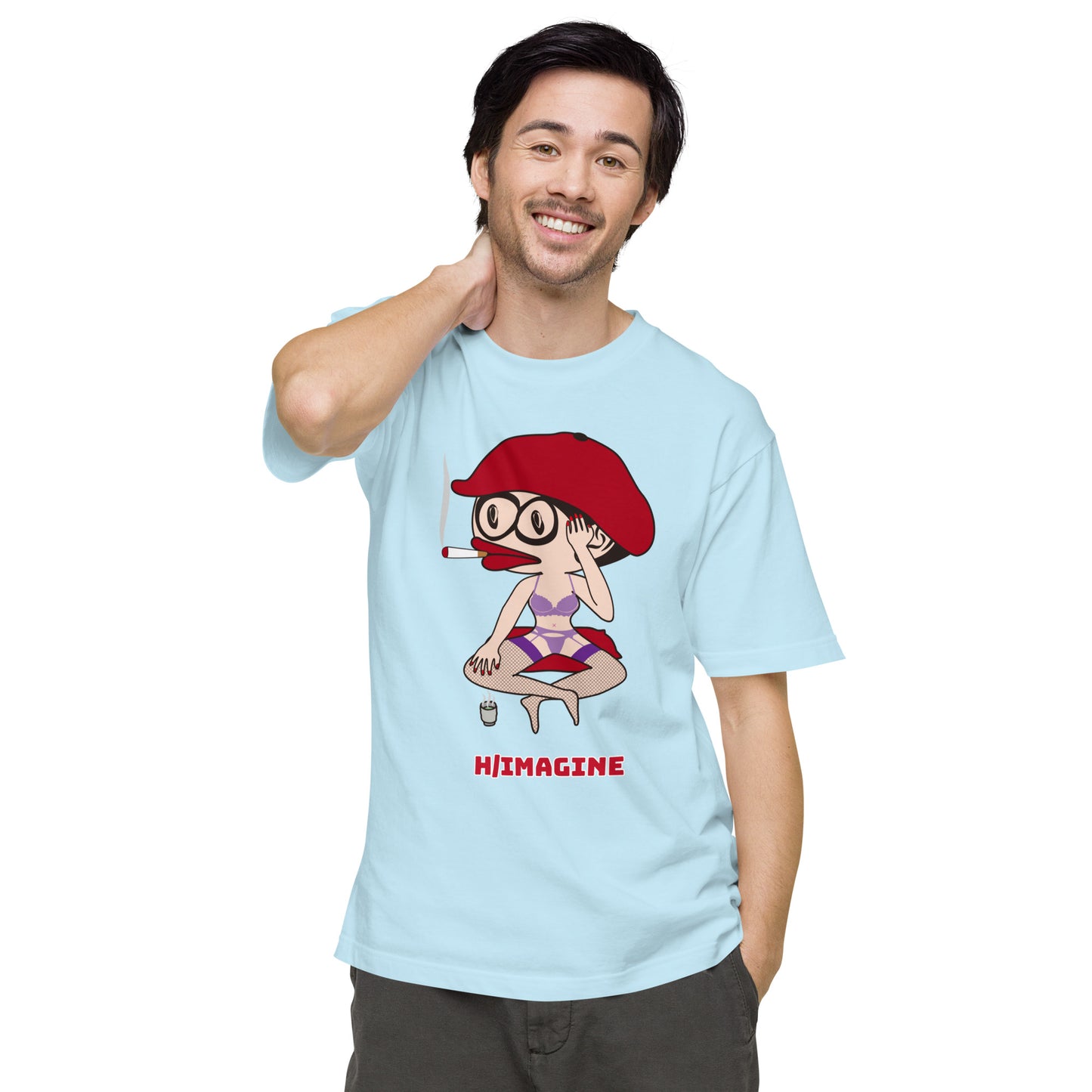 ユニセックス ヘビーウェイト 半袖Tシャツ・アネゴッティ【CA030- THWU013】