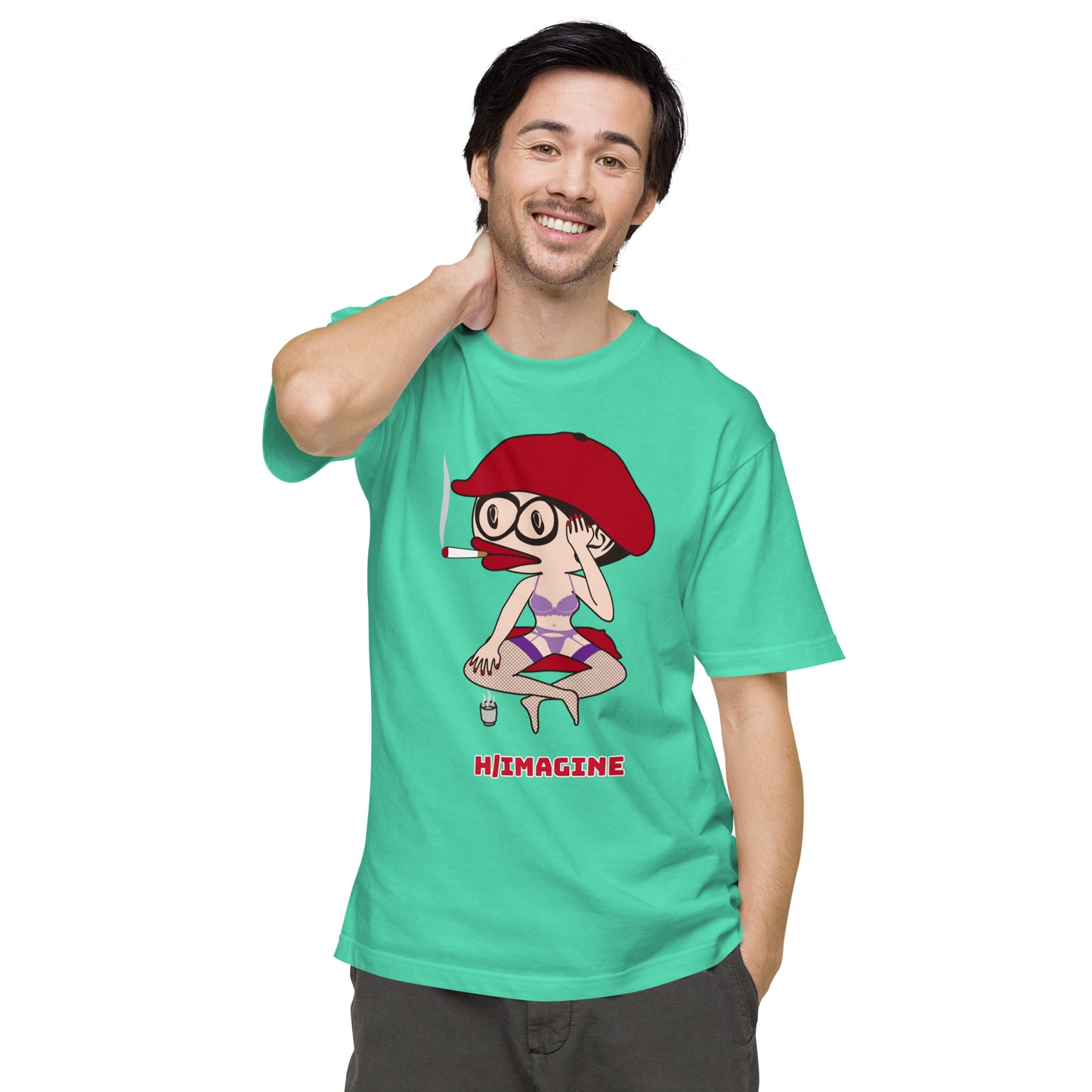 ユニセックス ヘビーウェイト 半袖Tシャツ・アネゴッティ【CA030- THWU013】