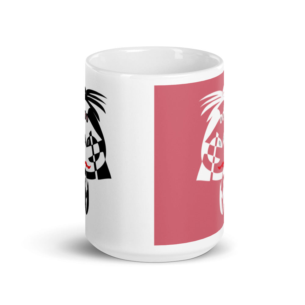 マグカップ(白)・ボクチャンハーフハーフ【CA003- MG019】