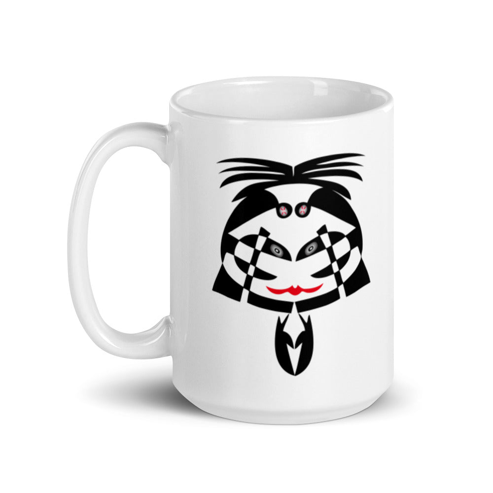 マグカップ(白)・ボクチャンハーフハーフ【CA003- MG019】