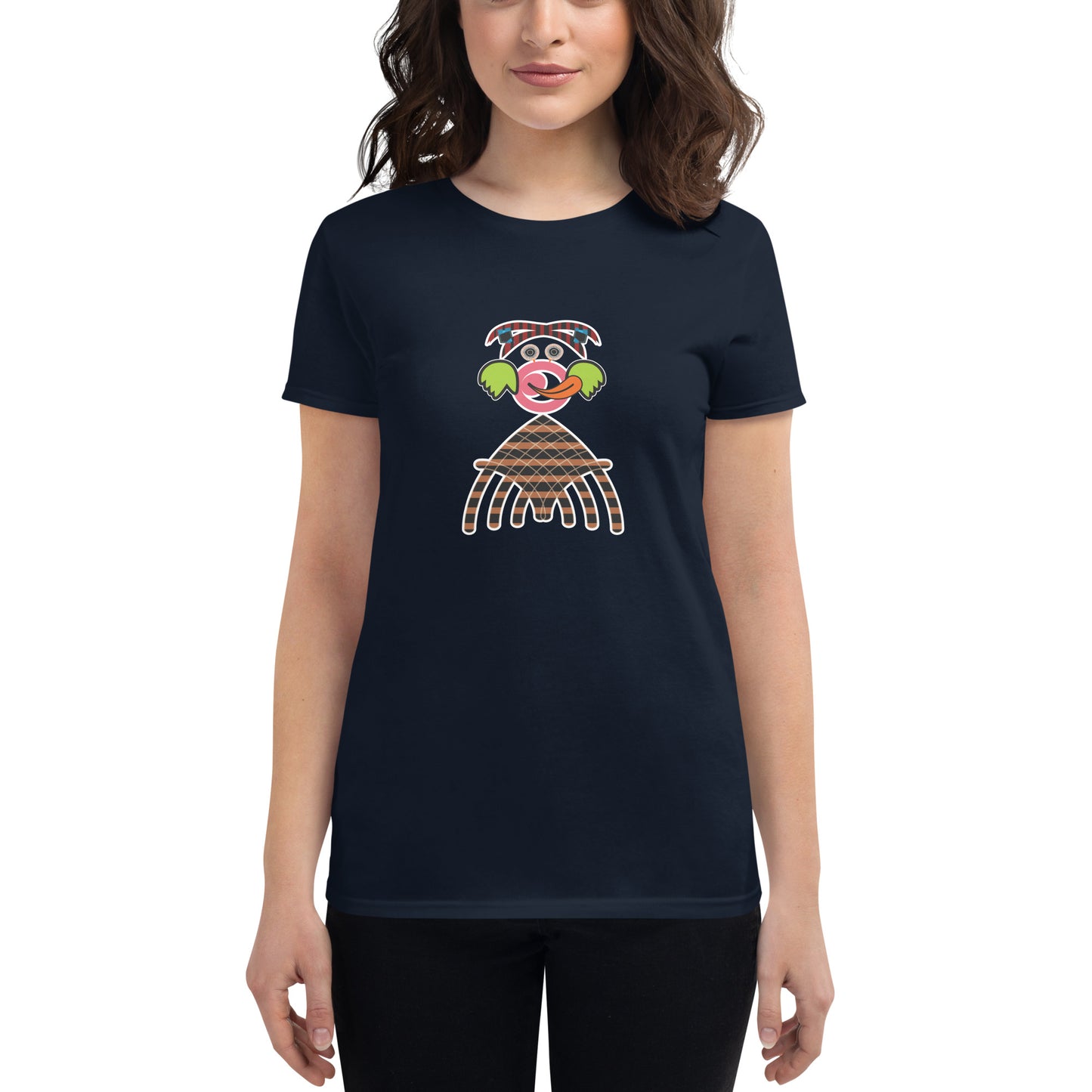 レディース ファッションフィットTシャツ・ペロンパ【CA076- FTL009】