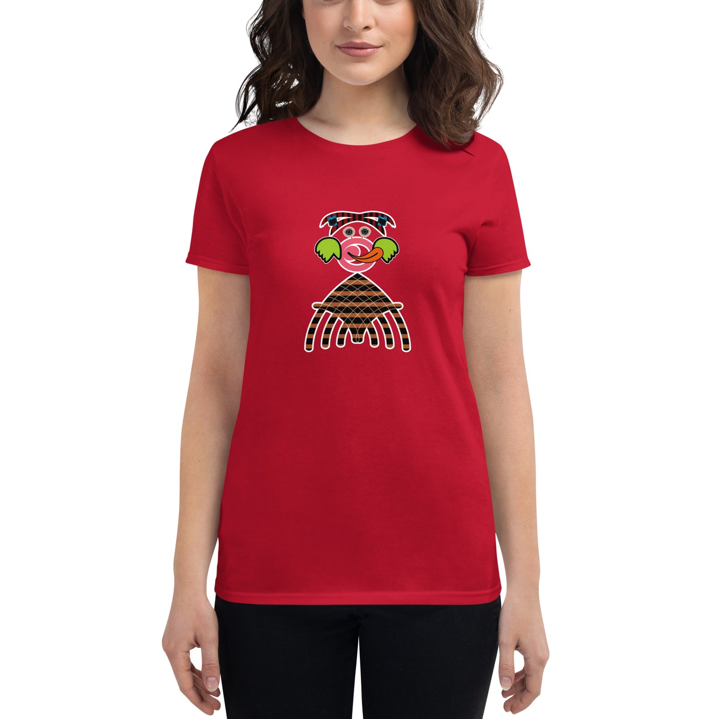 レディース ファッションフィットTシャツ・ペロンパ【CA076- FTL009】