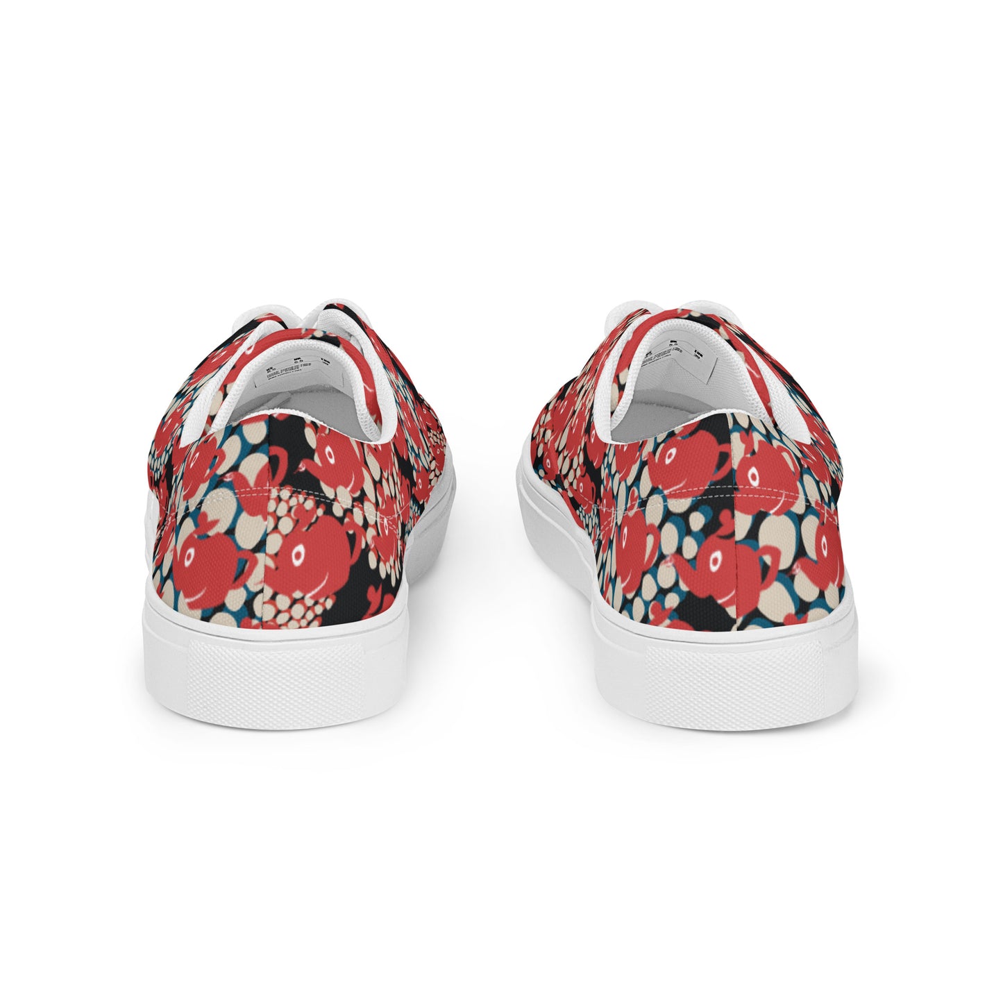 レディース レースアップ キャンバスシューズ