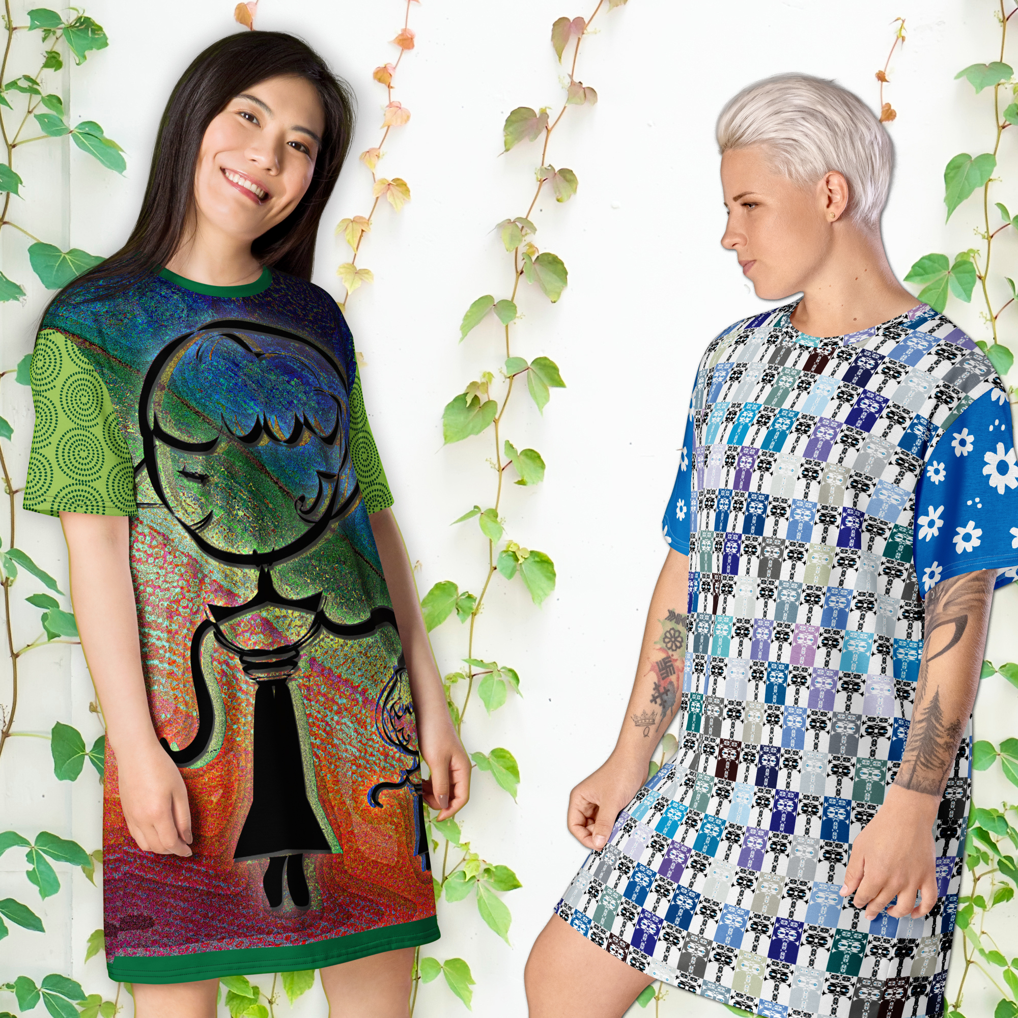 Tシャツワンピース