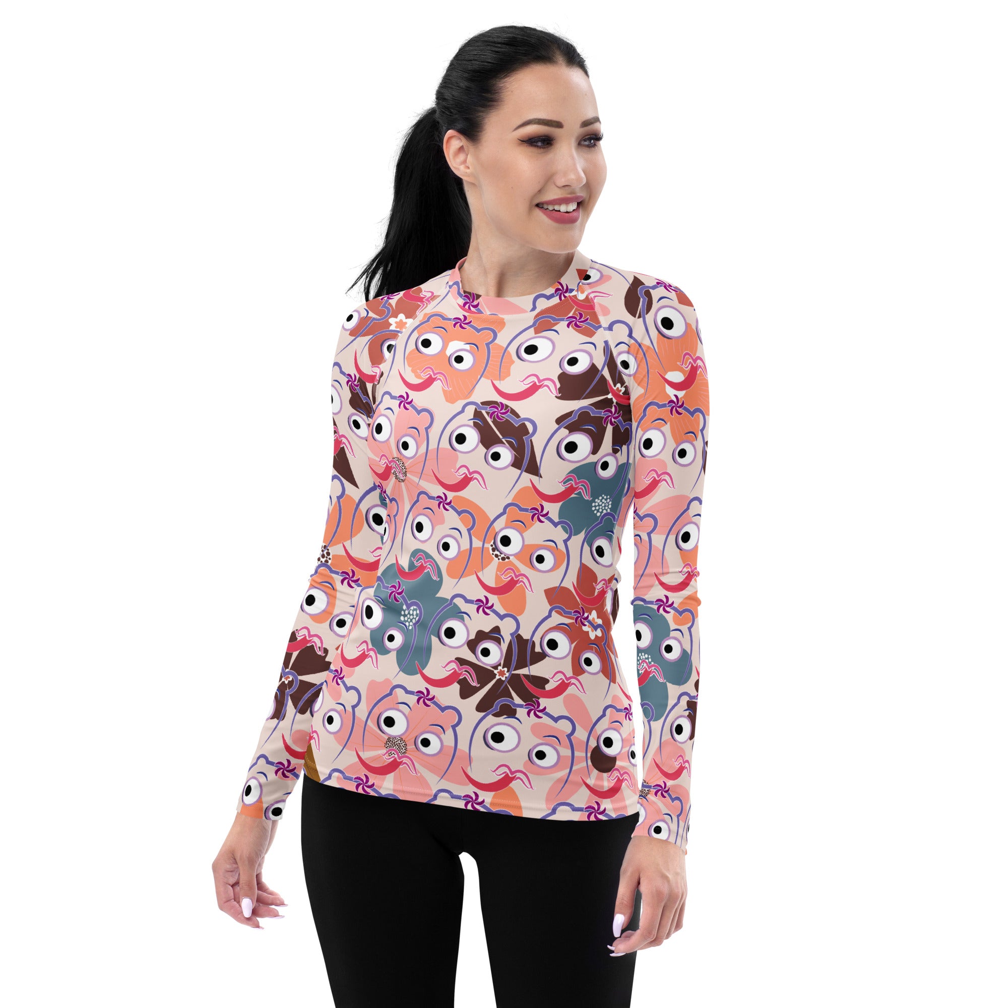 レディースラッシュガード・ノッコモダン【CA016- RGL019】