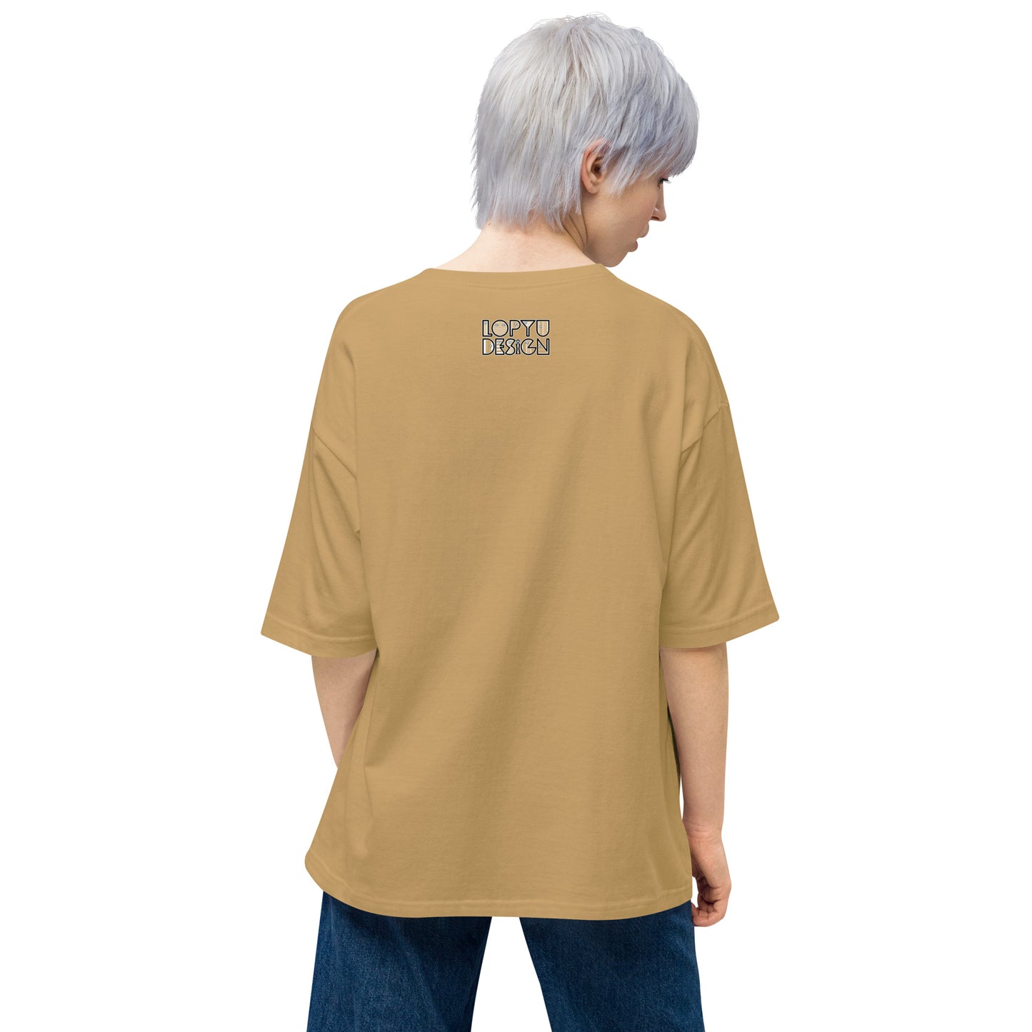 ユニセックス ビッグシルエット Tシャツ・ゴリラダダ【CA031- TBSU008】