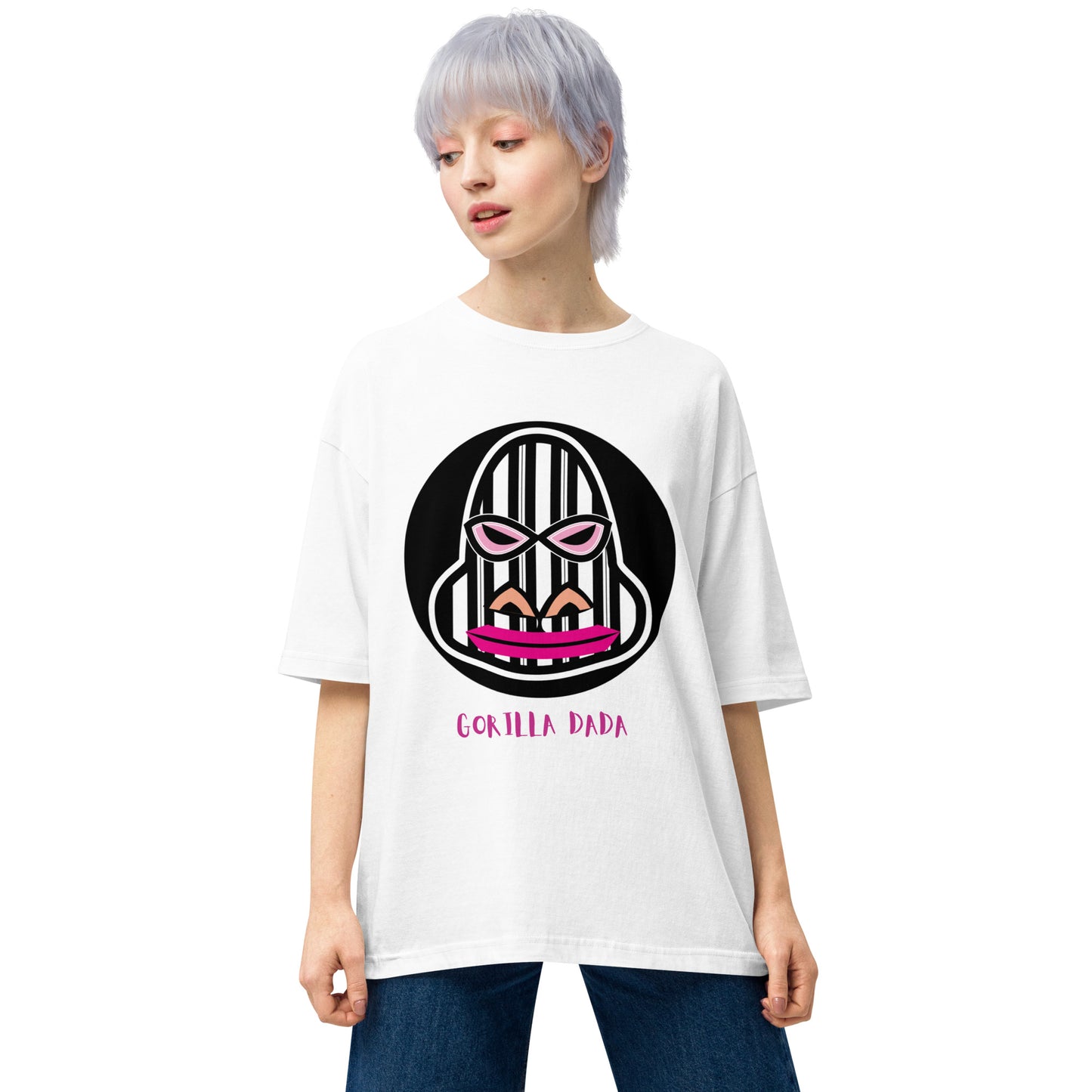 ユニセックス ビッグシルエット Tシャツ・ゴリラダダ【CA031- TBSU008】