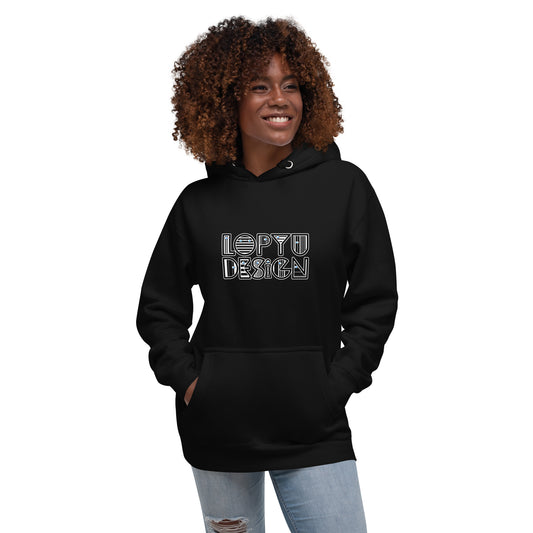 ユニセックスパーカー Cotton Heritage M2580 LOPYUDESIGN BW/typography (one color just reflects another)