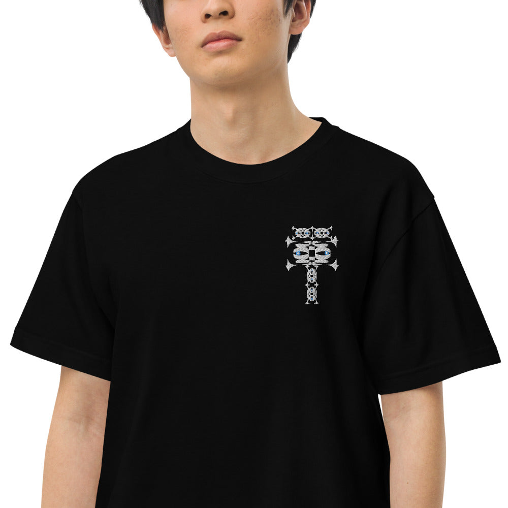 ハイクオリティーTシャツ・イジドール刺繍ワンポイント【CA001- THCU002】