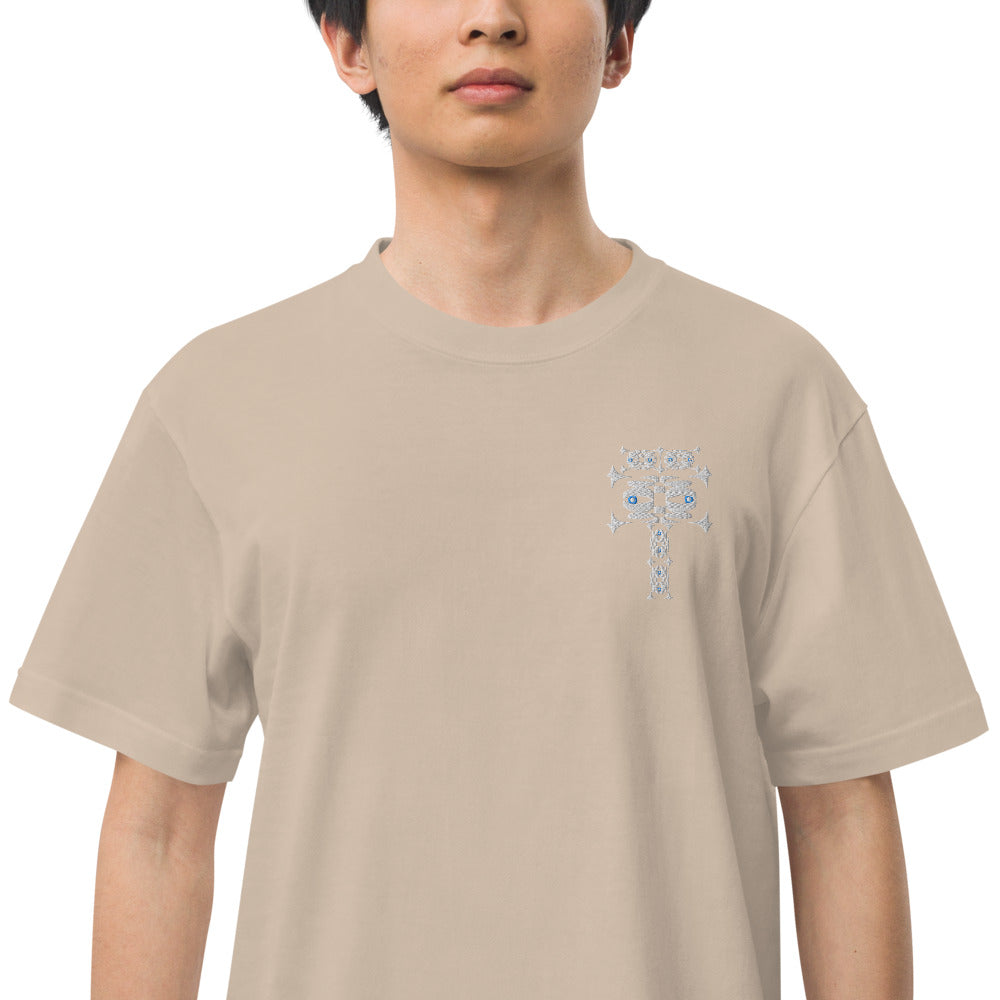 ハイクオリティーTシャツ・イジドール刺繍ワンポイント【CA001- THCU002】