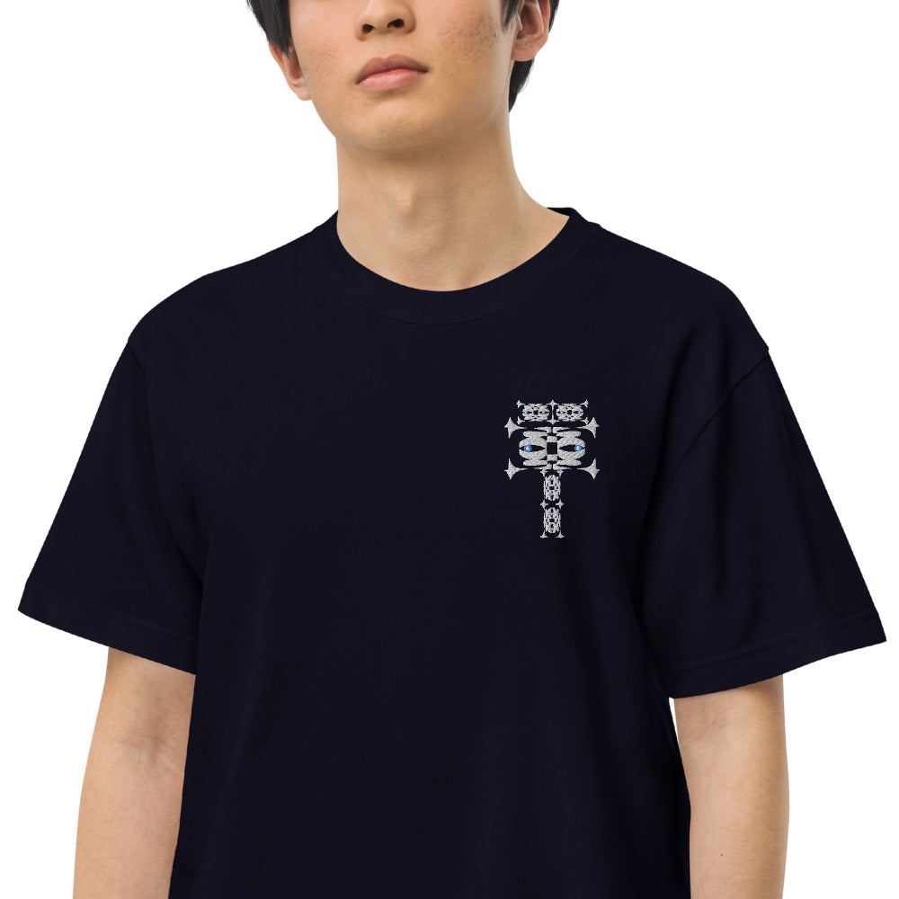 ハイクオリティーTシャツ・イジドール刺繍ワンポイント【CA001- THCU002】