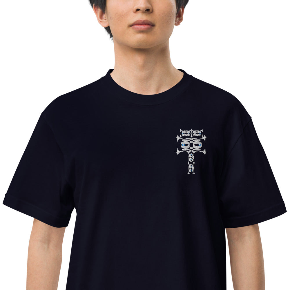 ハイクオリティーTシャツ・イジドール刺繍ワンポイント【CA001- THCU002】