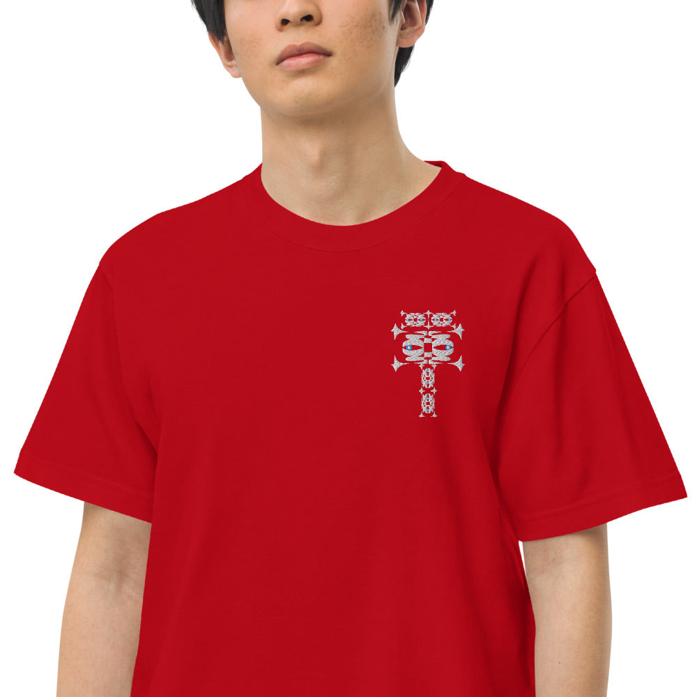 ハイクオリティーTシャツ・イジドール刺繍ワンポイント【CA001- THCU002】