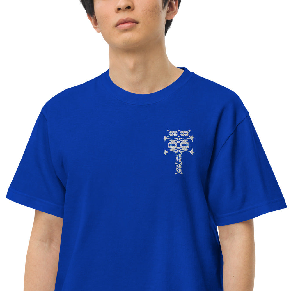 ハイクオリティーTシャツ・イジドール刺繍ワンポイント【CA001- THCU002】