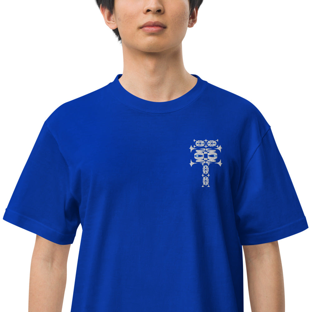 ハイクオリティーTシャツ・イジドール刺繍ワンポイント【CA001- THCU002】