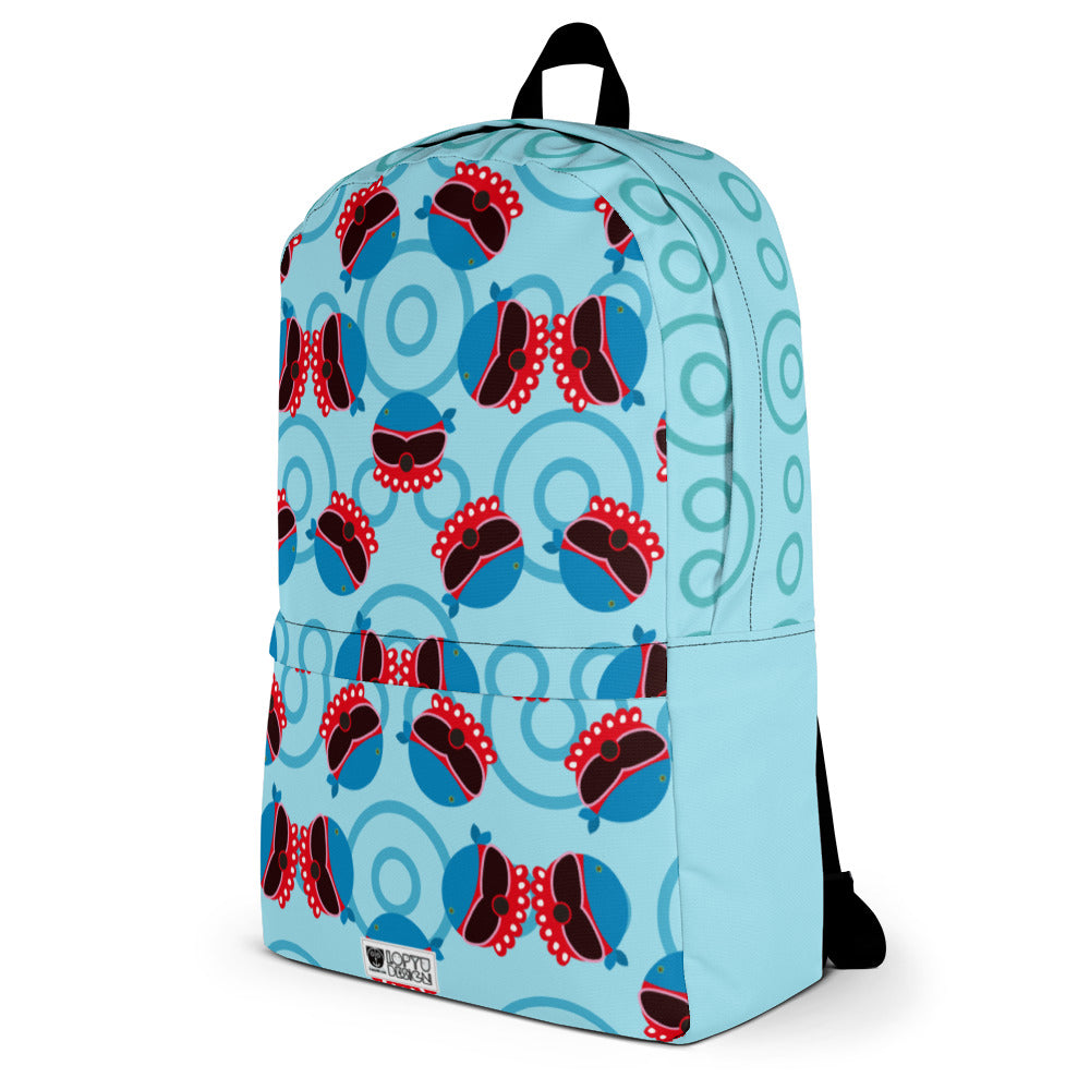 バックパック・CUBAN AFRO(5TACOES)ブルー【CA051- BP008】