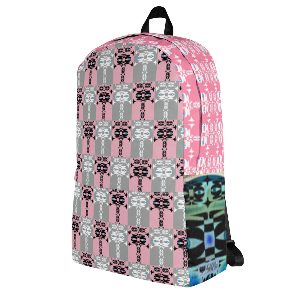 バックパック・イジドール格子柄ピンク【CA001- BP009】