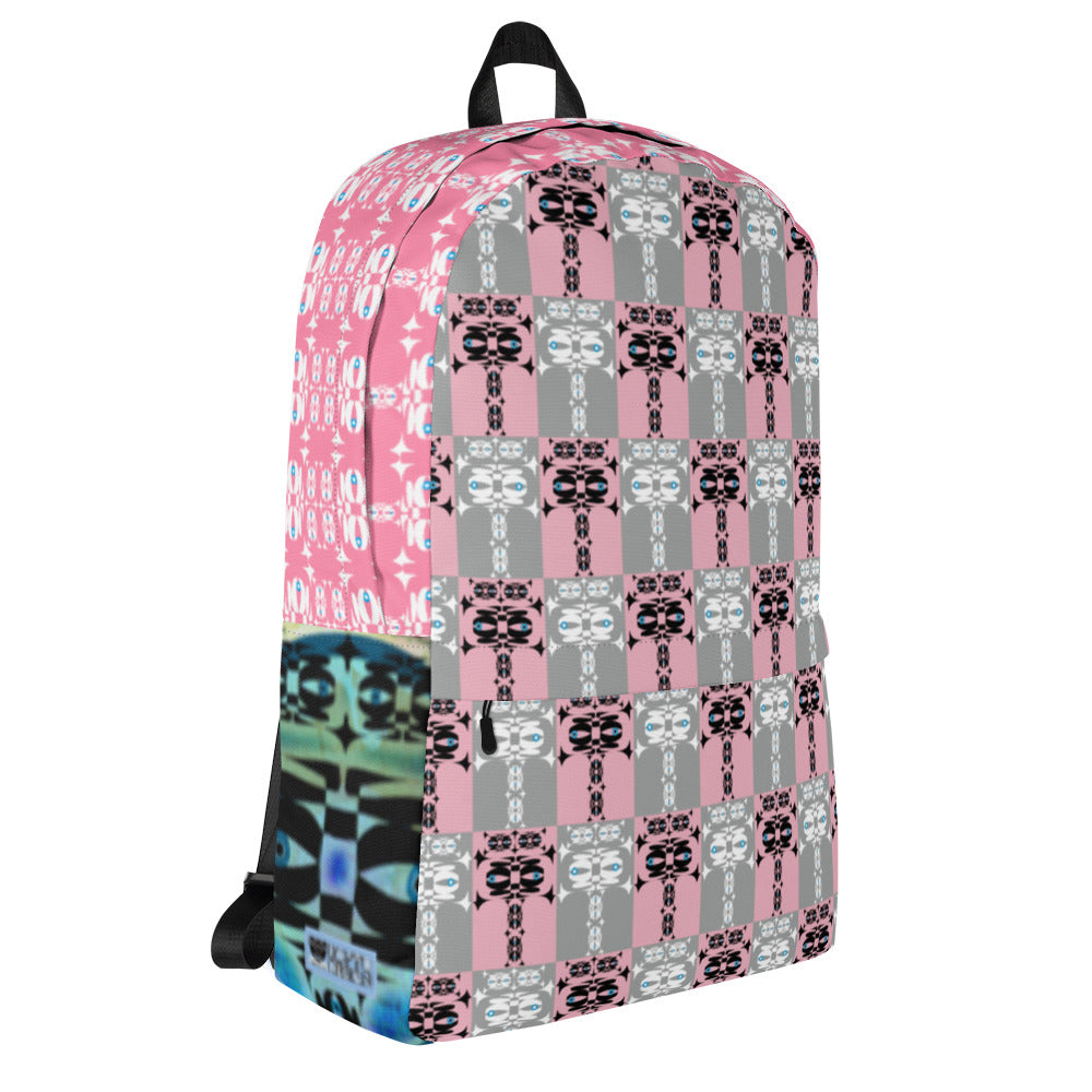 バックパック・イジドール格子柄ピンク【CA001- BP009】