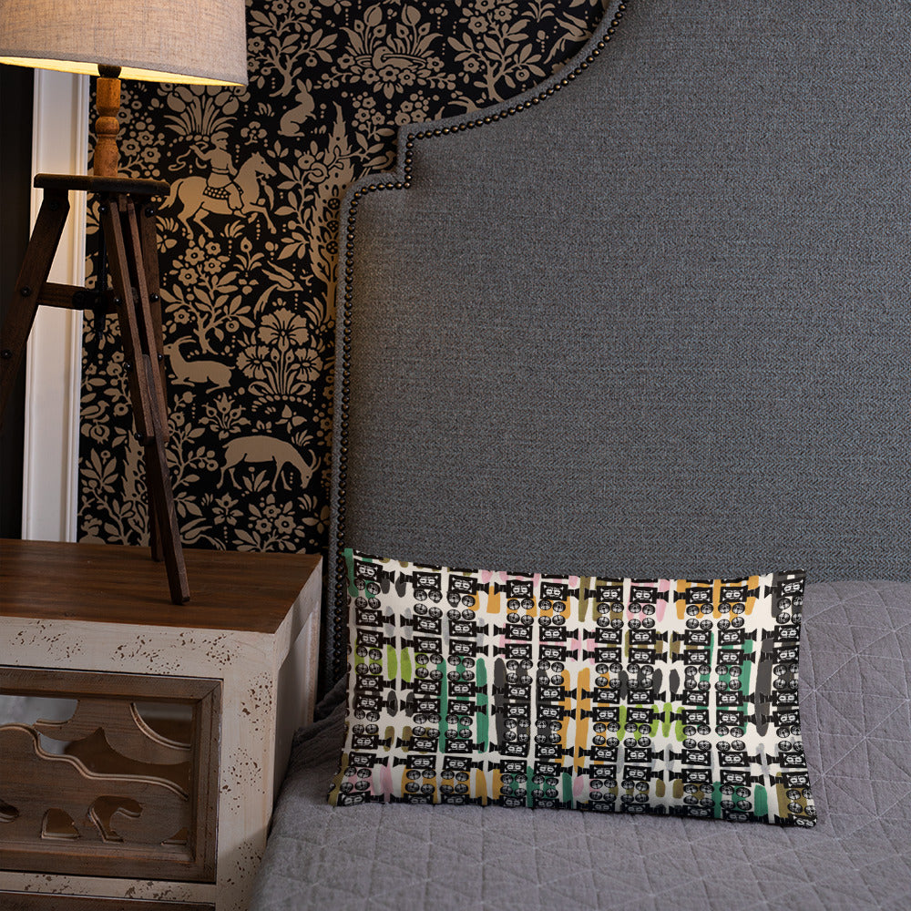 ベーシッククッション・きゃらあくたあロゴモダン【LG003-BC021】