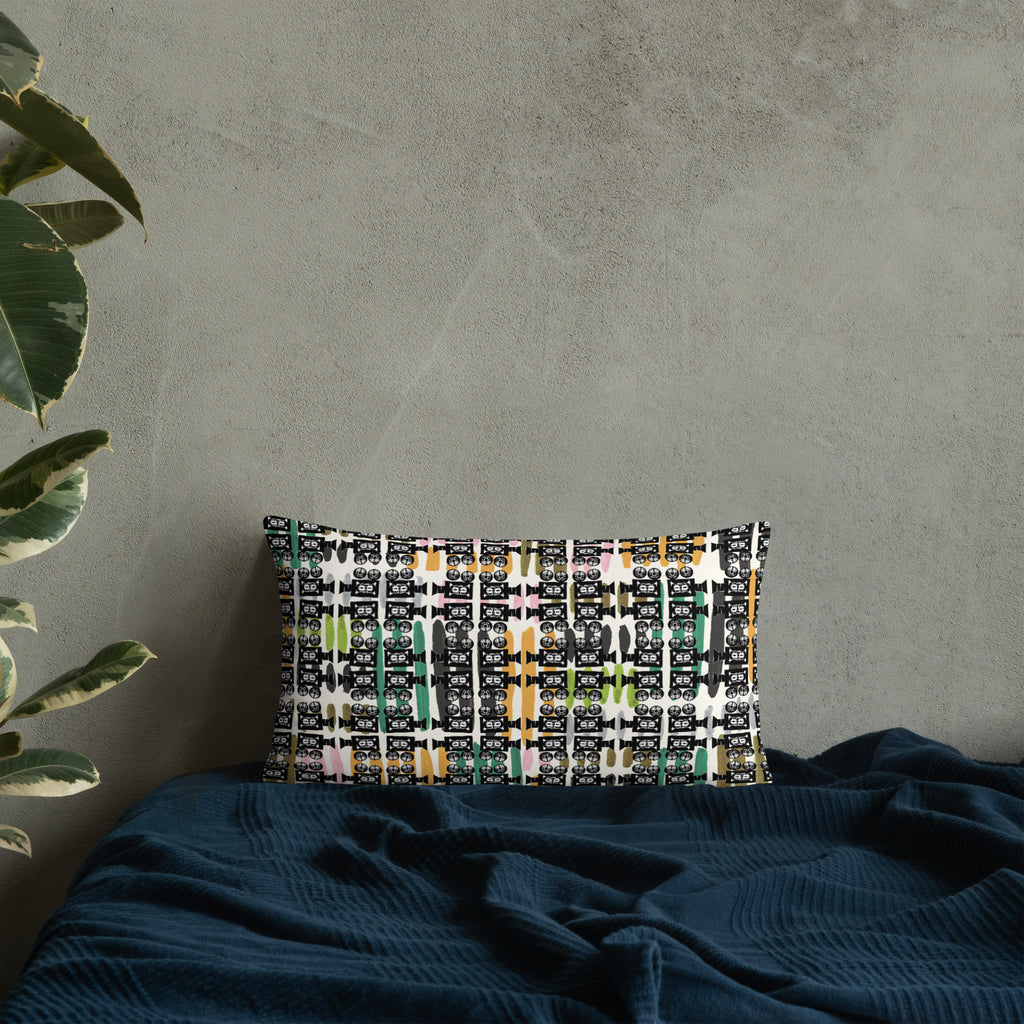 ベーシッククッション・きゃらあくたあロゴモダン【LG003-BC021】