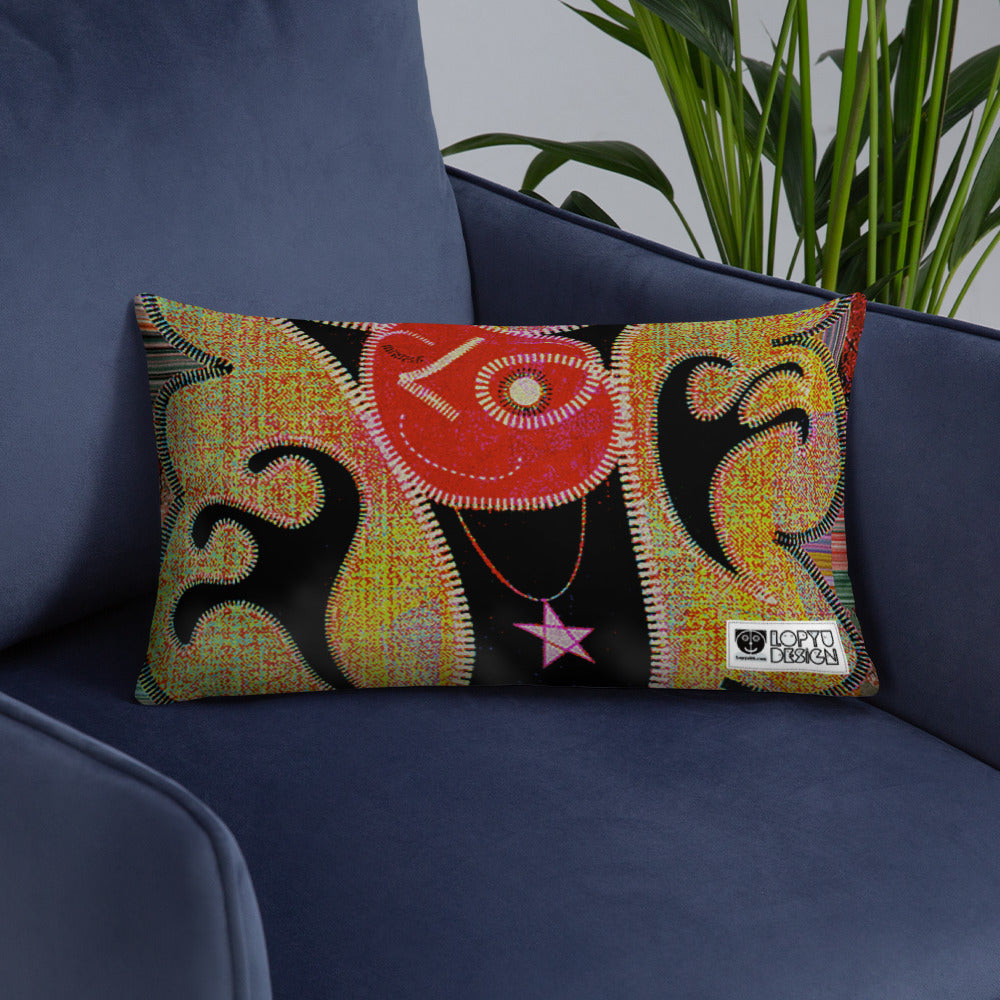 ベーシッククッション・パッチ大王ジェニー裏モノクロver【CA005-BC004】