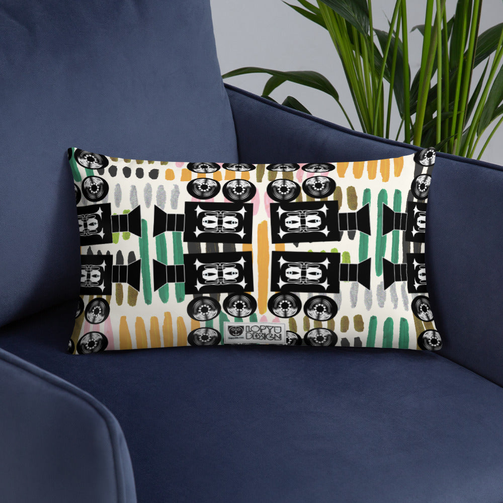 ベーシッククッション・きゃらあくたあロゴモダン【LG003-BC021】