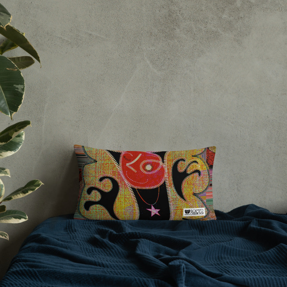 ベーシッククッション・パッチ大王ジェニー裏モノクロver【CA005-BC004】