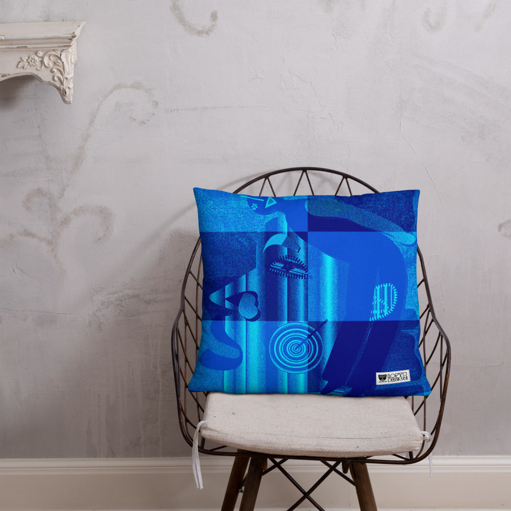 ベーシッククッション・インティミライ青濃淡【CA012-BC009】