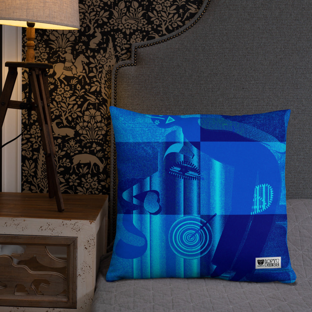 ベーシッククッション・インティミライ青濃淡【CA012-BC009】