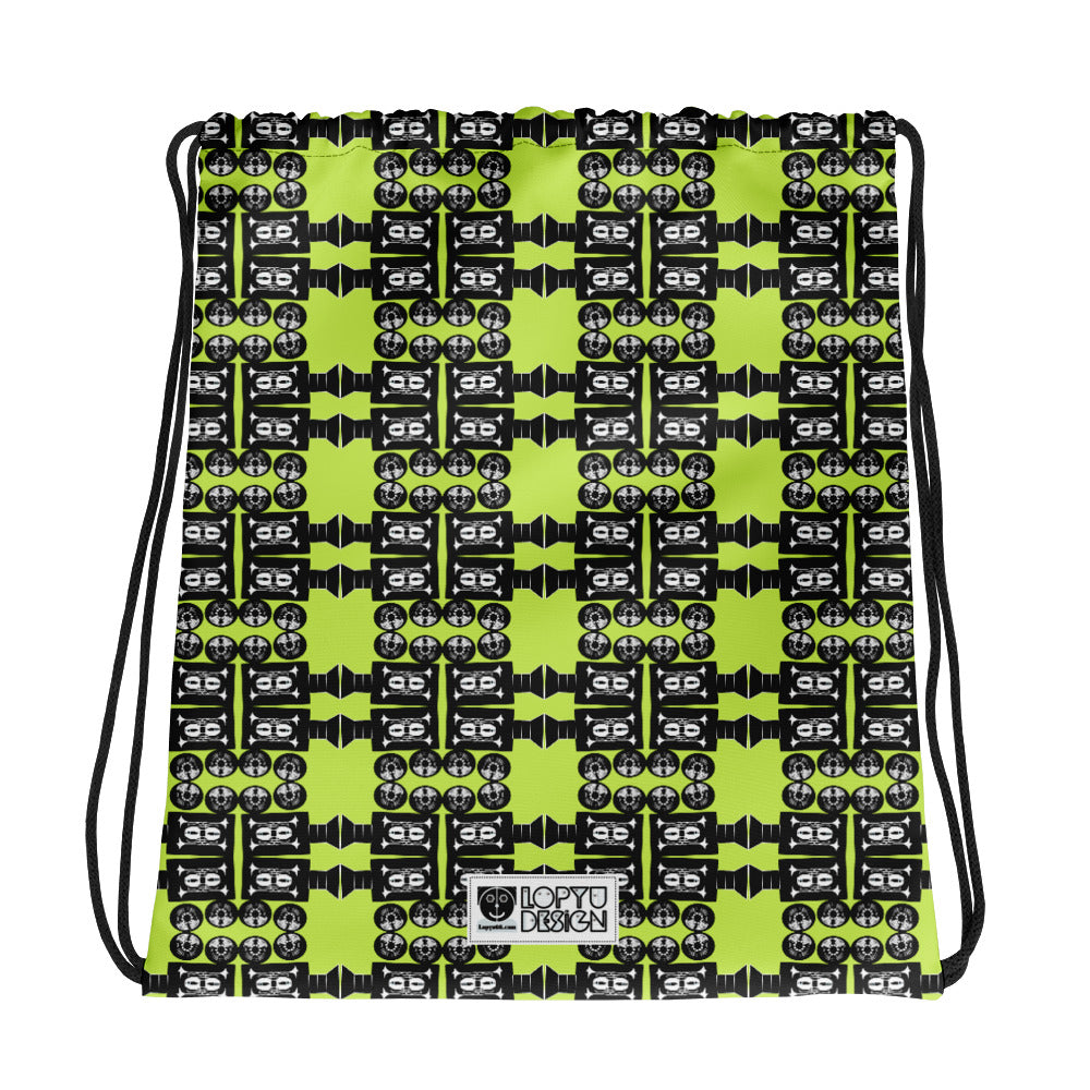 ドローストリングバッグ・きゃらあくたあロゴ【LG003- WP012】