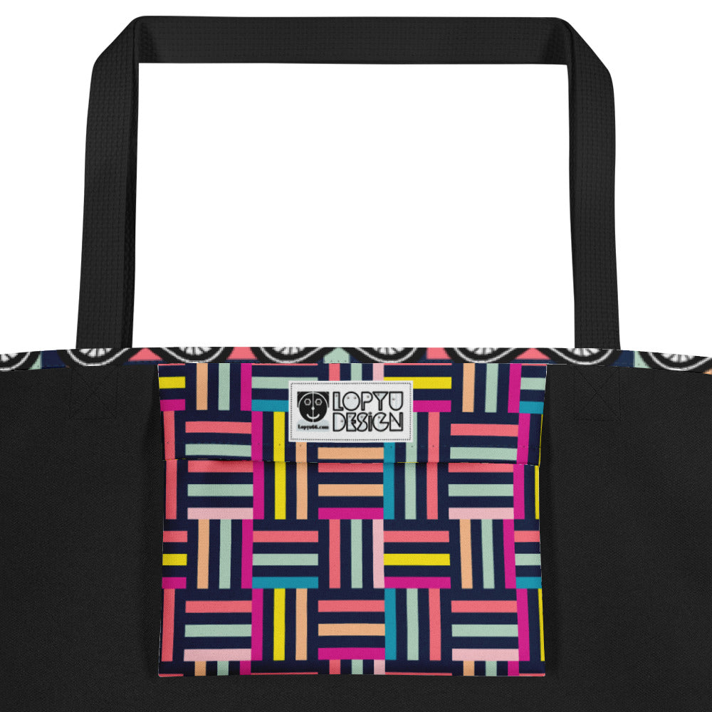 ビーチバッグ・ドライボウンズカラフルモダン【LG013- BB009】