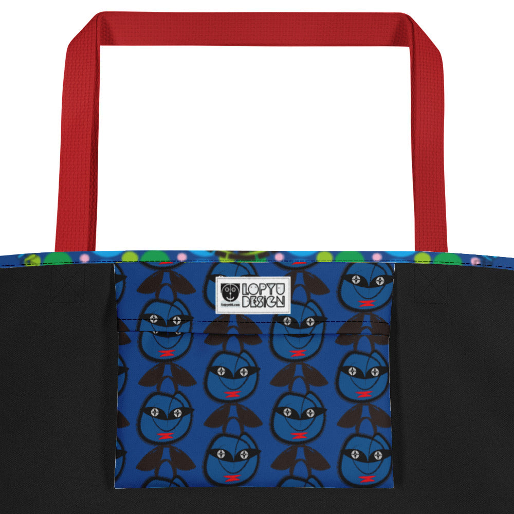 ビーチバッグ・ドッツトートくん【CA017- BB007】